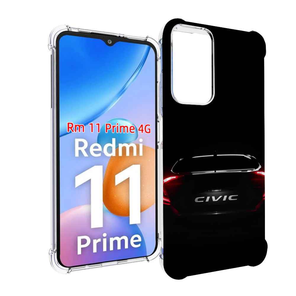 

Чехол MyPads honda хонда 2 для Xiaomi Redmi 11 Prime 4G, Прозрачный, Tocco