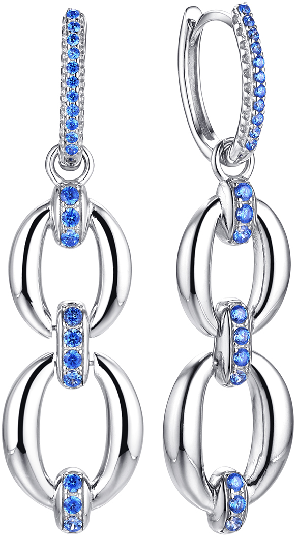 

Серги-подвески из серебра с фианитом Fresh Jewelry CZ-E02917-X-W-X-X-TS, CZ-E02917-X-W-X-X-TS