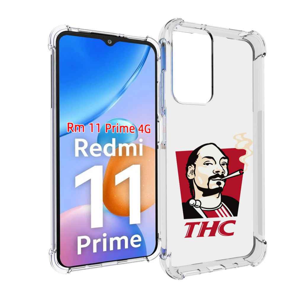 

Чехол MyPads THC для Xiaomi Redmi 11 Prime 4G, Прозрачный, Tocco