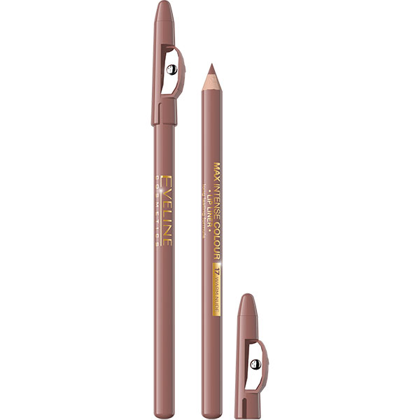 Карандаш для губ Eveline Cosmetics Max Intens Colour тон 17 Warm Nude 1,2 г карандаш для губ parisa stay nude lip pencil с матовым покрытием тон 702