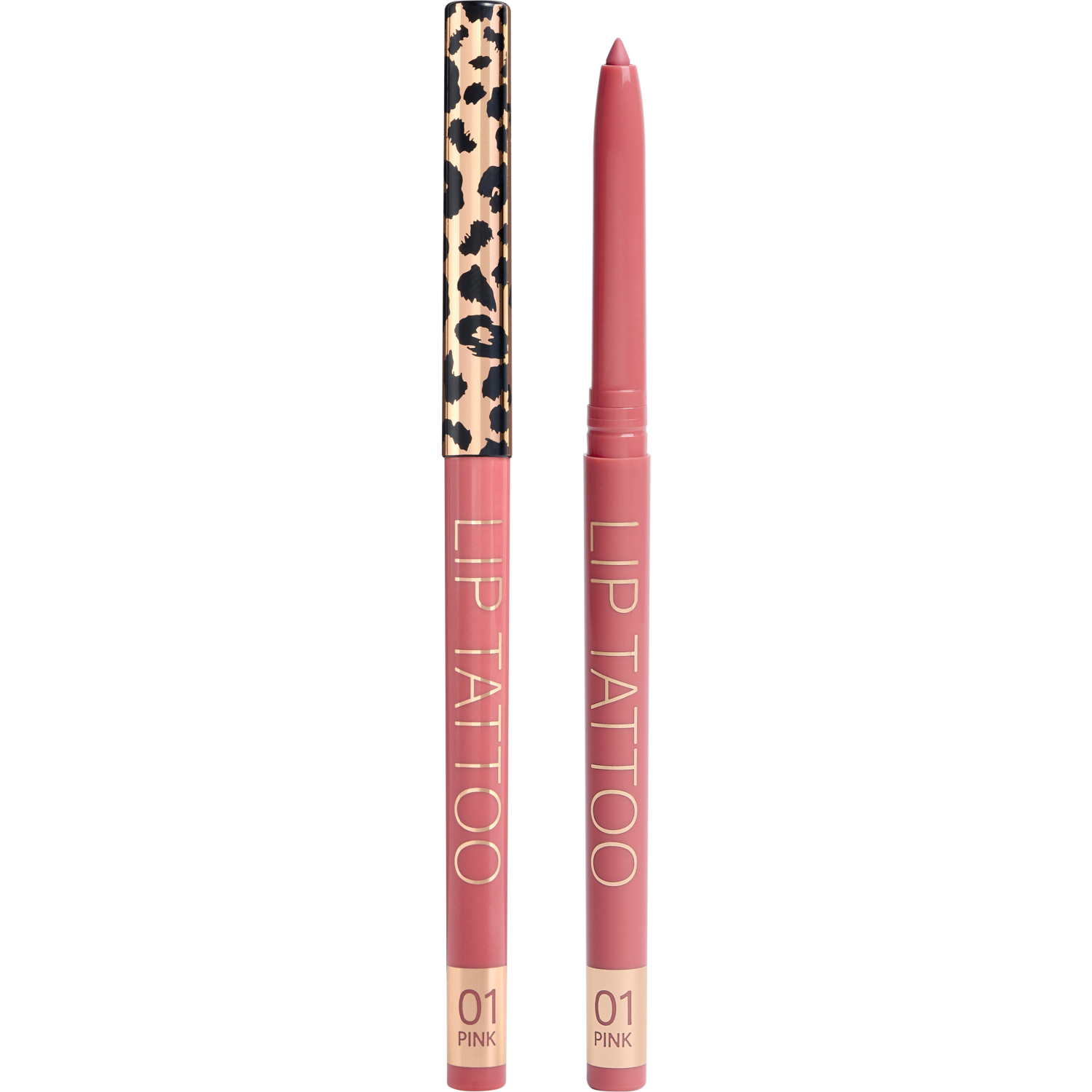 Карандаш для губ STELLARY Automatic Lip Liner мягкий, контурный тон 01 Розовый 2 г