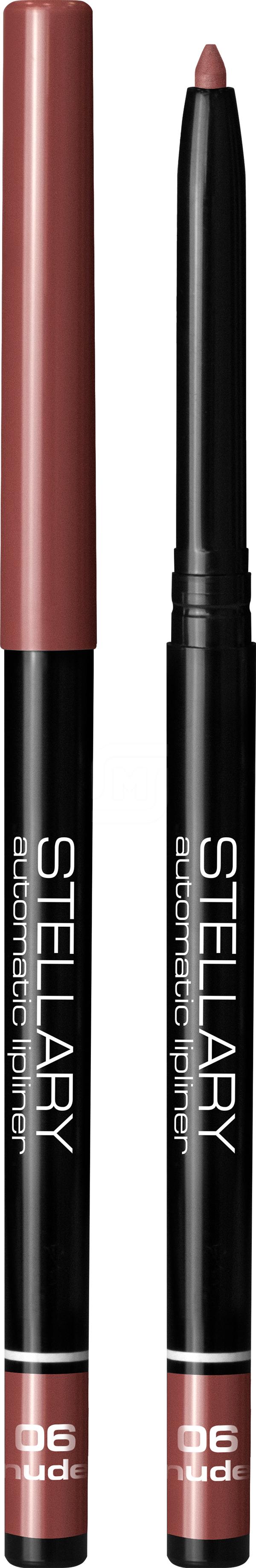 Карандаш для губ STELLARY Automatic Lip Liner мягкий, контурный, тон 06 Нюд, 2 г контурный карандаш для губ lip liner new 2202r21n 006 n 6 n 6 0 5 г