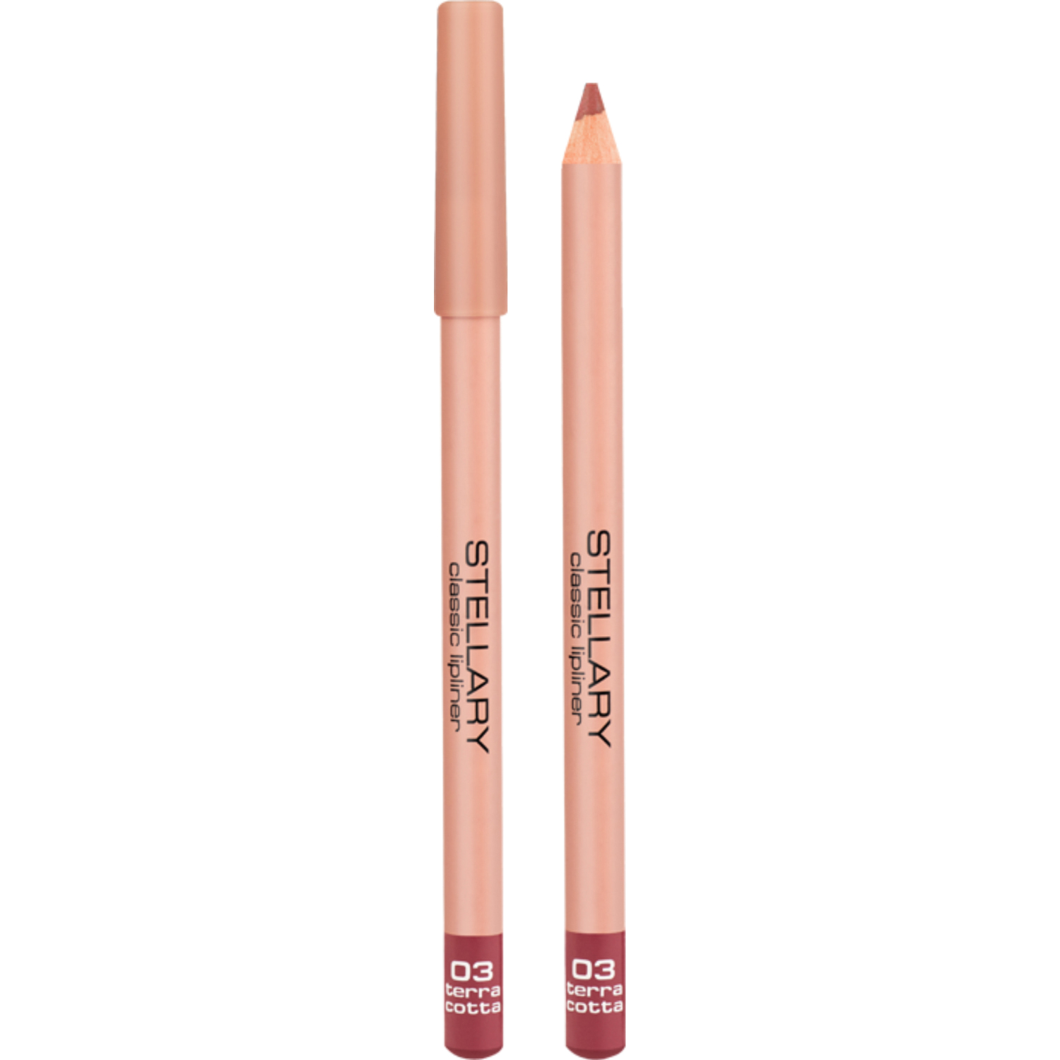 Карандаш для губ STELLARY Classic Lipliner мягкий, контурный тон 03 Terra Cotta 1,5 г