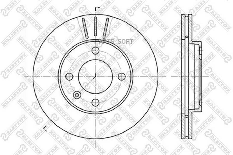 

Тормозной диск Stellox комплект 1 шт. 60204724VSX