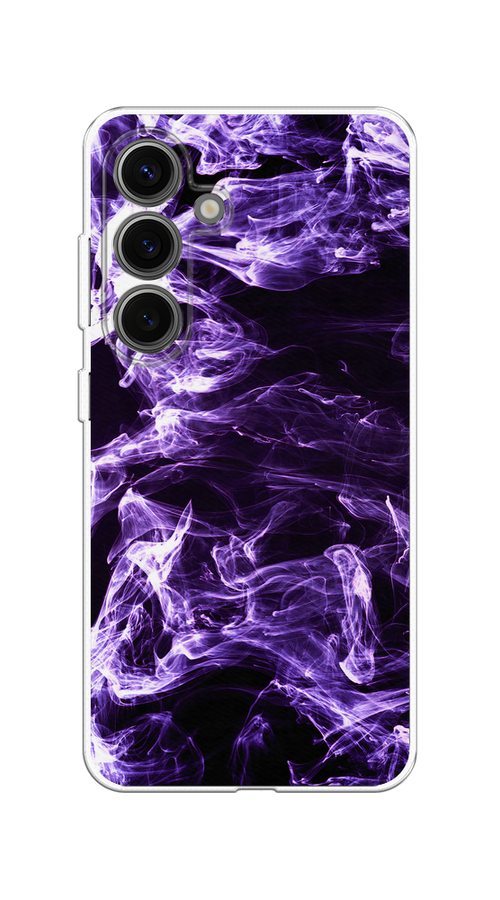 

Чехол на Samsung Galaxy S25 Фиолетовый дым, Фиолетовый;белый;черный, 2110350-1