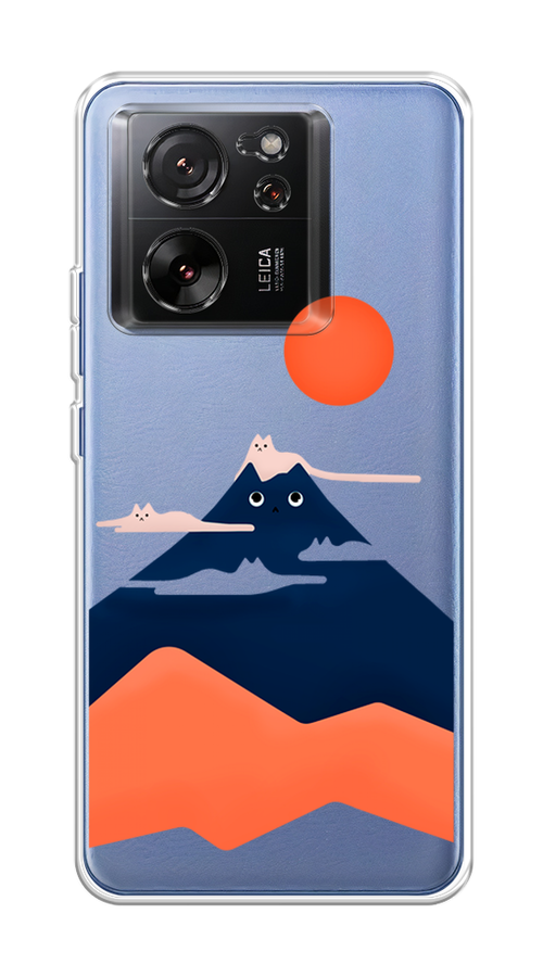 

Чехол на Xiaomi 13T "Кот-гора", Черный;оранжевый, 319850-1