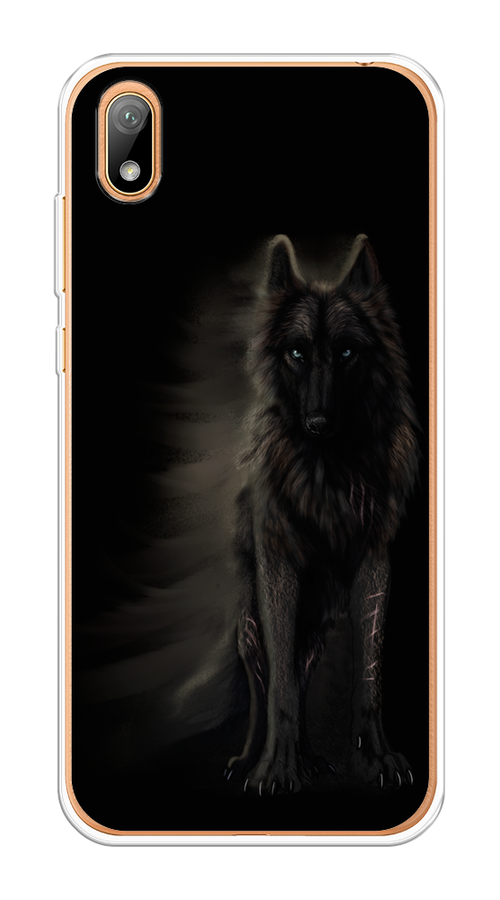 

Чехол на Huawei Y5 2019/Honor 8S/8S Prime "Туманный волк", Черный, 6103950-1
