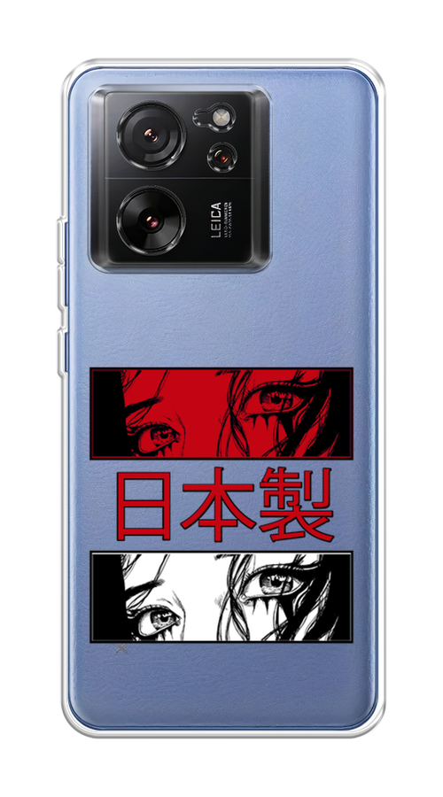 

Чехол на Xiaomi 13T "Аниме глаза манга", Красный;белый;черный, 319850-1
