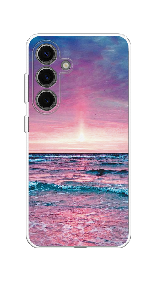 

Чехол на Samsung Galaxy S25 Восход 3, Розовый;голубой, 2110350-1