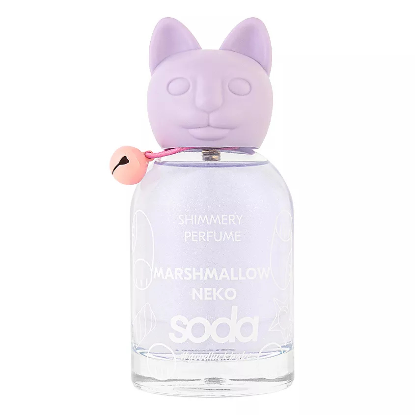 Вода парфюмерная Soda Marshmallow Neko, женская, шиммерная, 100 мл soda marshmallow neko shimmery perfume goodluckbabe 100
