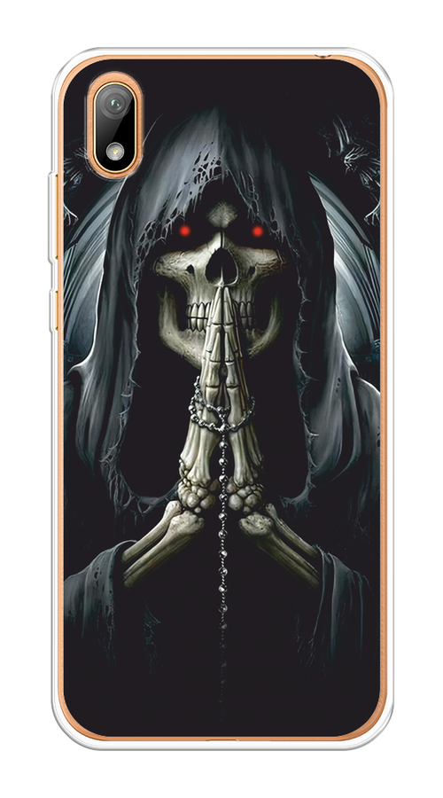 

Чехол на Huawei Y5 2019/Honor 8S/8S Prime "Молитва", Серый, 6103950-1