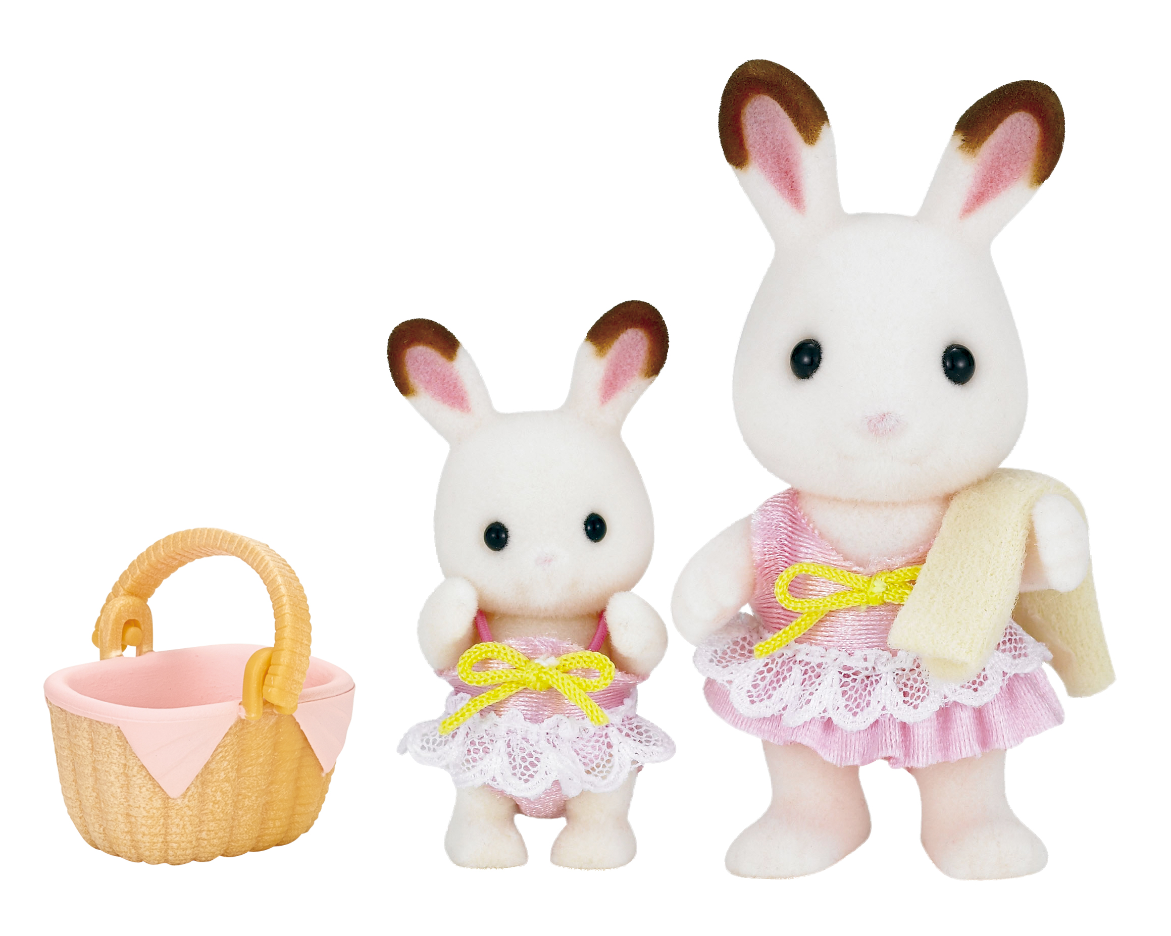 фото Игровой набор sylvanian families кролики в купальных костюмах