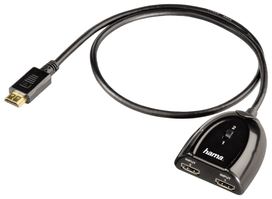 фото Переходник hama hdmi - 2hdmi black (h-42553)