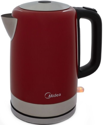 фото Чайник электрический midea mk-8054 silver/red