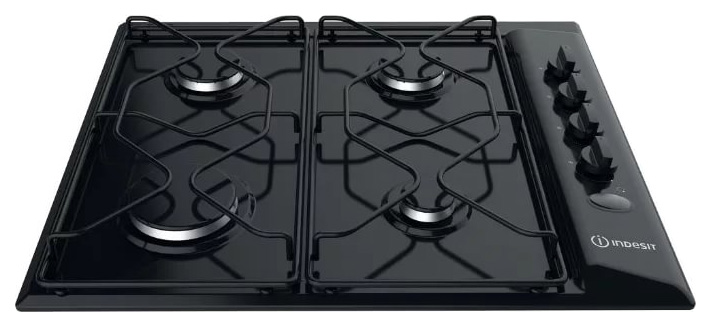 фото Встраиваемая варочная панель газовая indesit paa 642 /i(bk) black