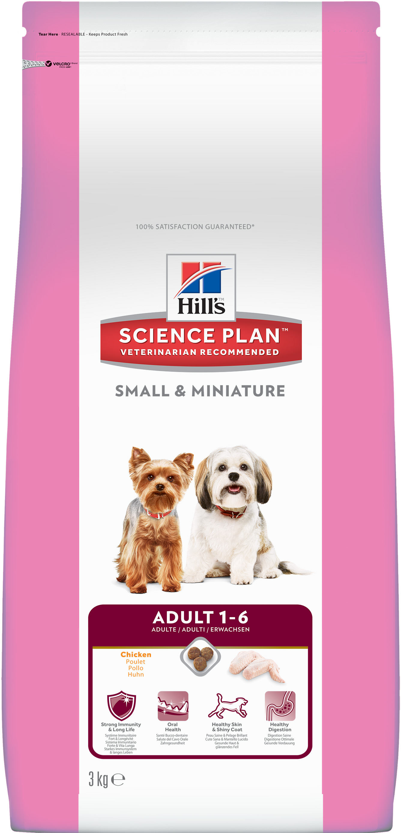 фото Сухой корм для собак hill's science plan small & miniature adult, курица, 3кг