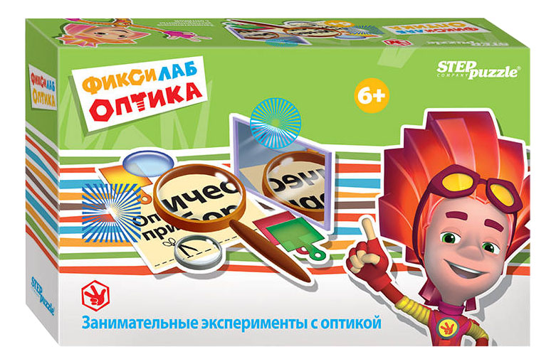 

Семейная настольная игра Step Puzzle Фиксилаб Оптика 76168-no, Оптика
