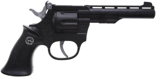 

Пистолет игрушечный Schrodel Mustang, 19 см, 100-зарядный (4000913), Пистолет Mustang