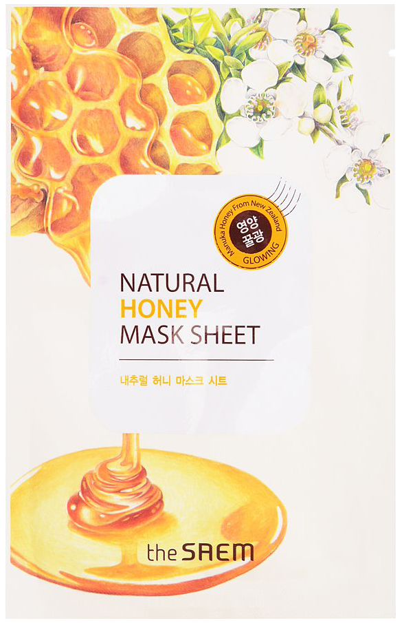 

Маска для лица the SAEM Natural Honey Mask Sheet 21 мл, natural Honey Mask Sheet