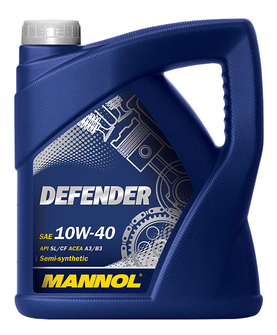 фото Моторное масло mannol defender 10w40 4 л