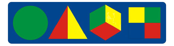 Мозаика Флексика с геометрическими фигурами 45312