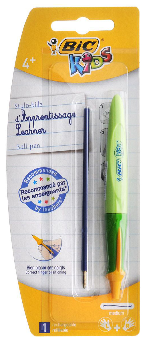 фото Ручка шариковая bic kids twist 919289, синяя, 1 шт.