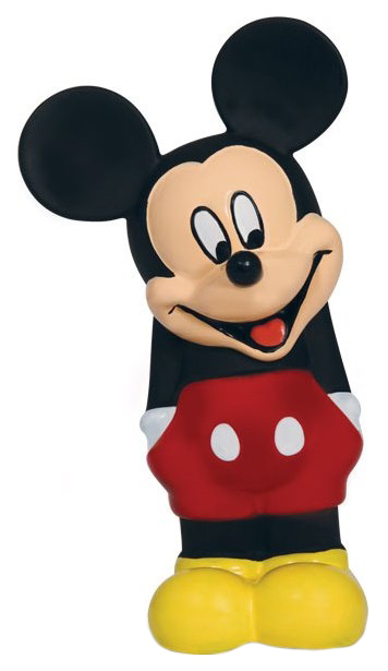 

Игрушка-пищалка для собак Triol Disney Mickey из винила, красный, черный, 14,5 см, Mickey с пищалкой 14,5 см