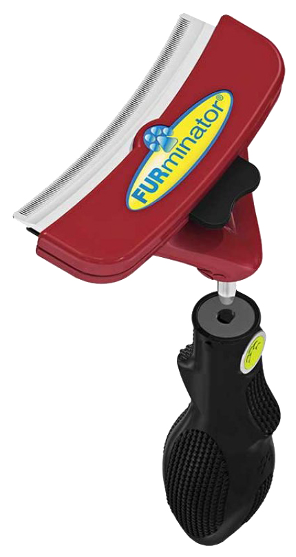 

Комбо FURminator FURflex против линьки L, для собак крупных пород, Черный;розовый