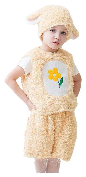 фото Карнавальный костюм бока овца, цв. желтый р.98