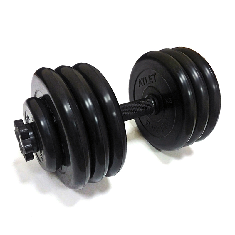 Разборная гантель MB Barbell MB-FdbM25 1 x 34 кг, черный