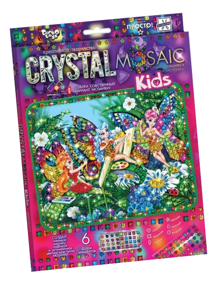 Мозаика из пайеток Danko Toys Crystal Mosaic Феи CRMk-01-09