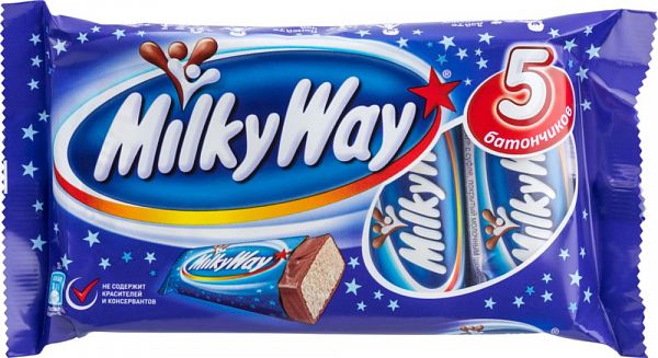 

Шоколадный батончик Milky Way 5 батончиков 130 г