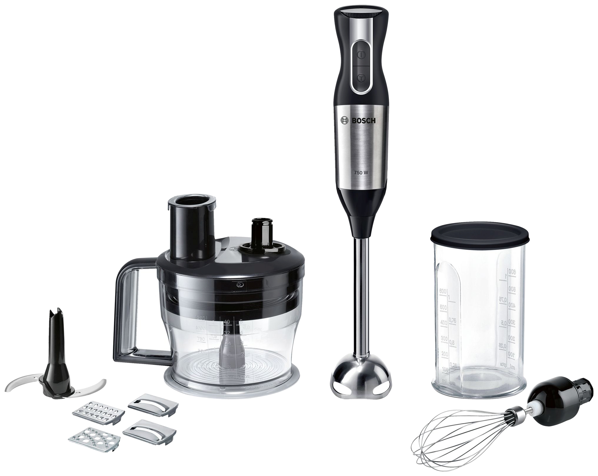 

Погружной блендер Bosch ErgoMixx Style MSM6S90B Silver/Black, MSM6S90B