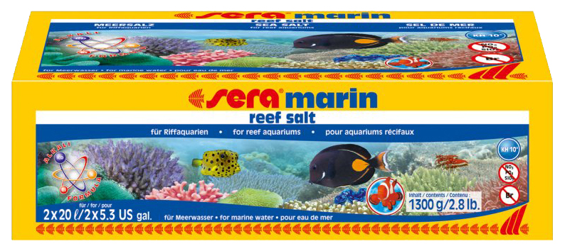 

Морская cоль SERA Marin Basic Salt 1,3 кг, Marin Basic Salt