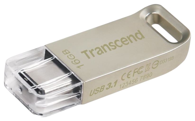 фото Флешка transcend jetflash 850 32гб silver (ts32gjf850s)