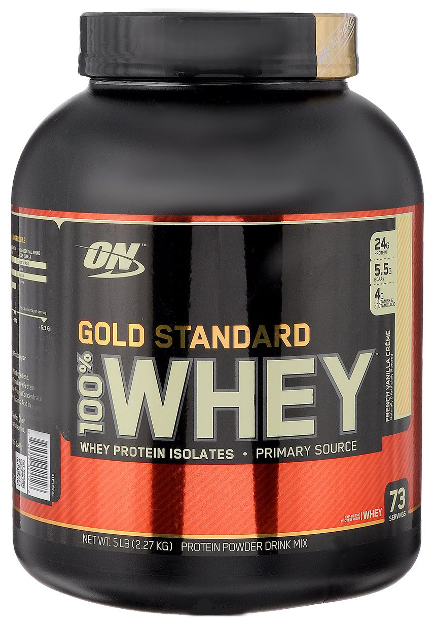 фото Протеин optimum nutrition 100% whey gold standard, 1480 г, french vanilla creme