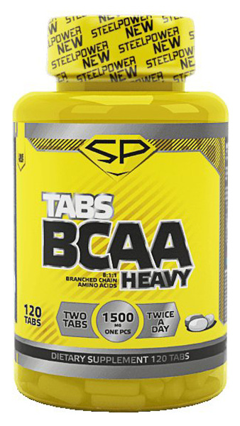 фото Steel power nutrition bcaa tabs heavy 120 таблеток без вкуса