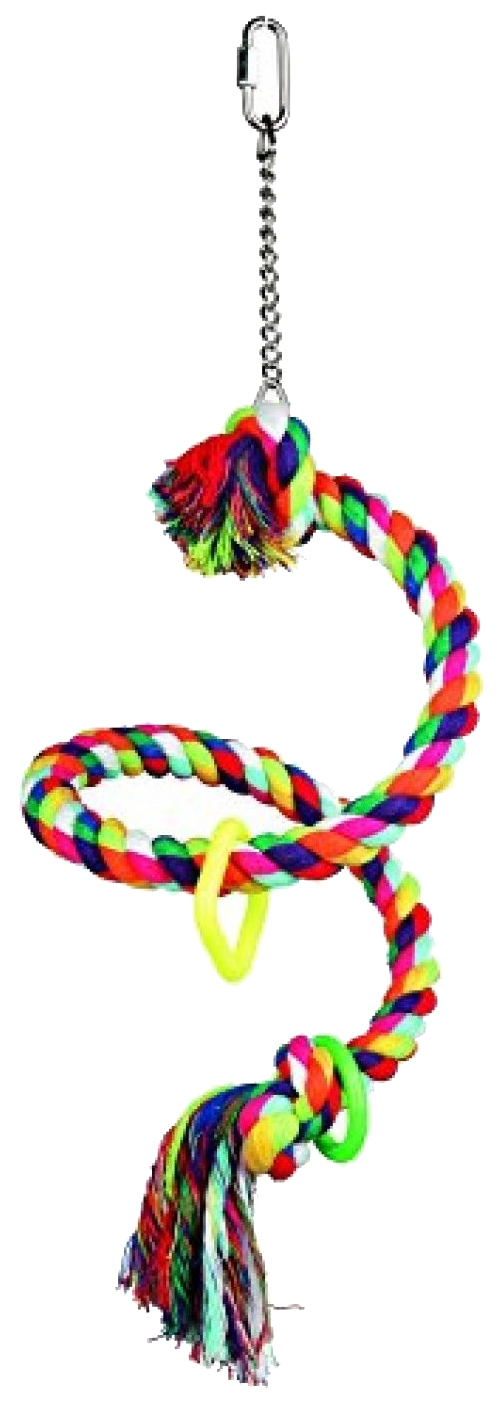 Подвеска для попугаев TRIXIE Rope Perch, разноцветный, 50х2.1х2.1 см