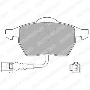 

Тормозные колодки DELPHI дисковые LP1525