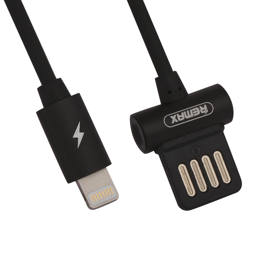 

Кабель Remax rc-082i Lightning 1м Black, RC-082I