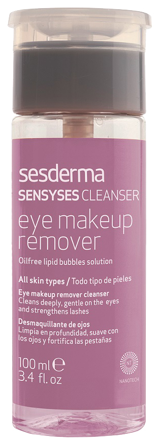 фото Лосьон для лица sesderma sensyses cleanser eye makeup remover 100 мл