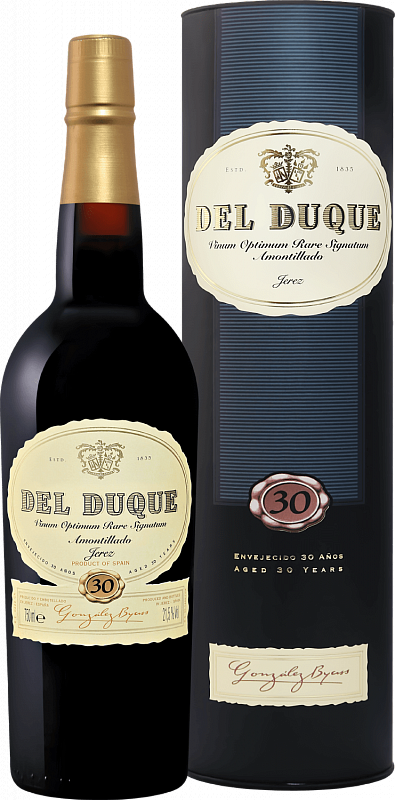 

Херес Gonzalez Byass, Del Duque Amontillado VORS Jerez DO, сухой, 21 %, 750 мл