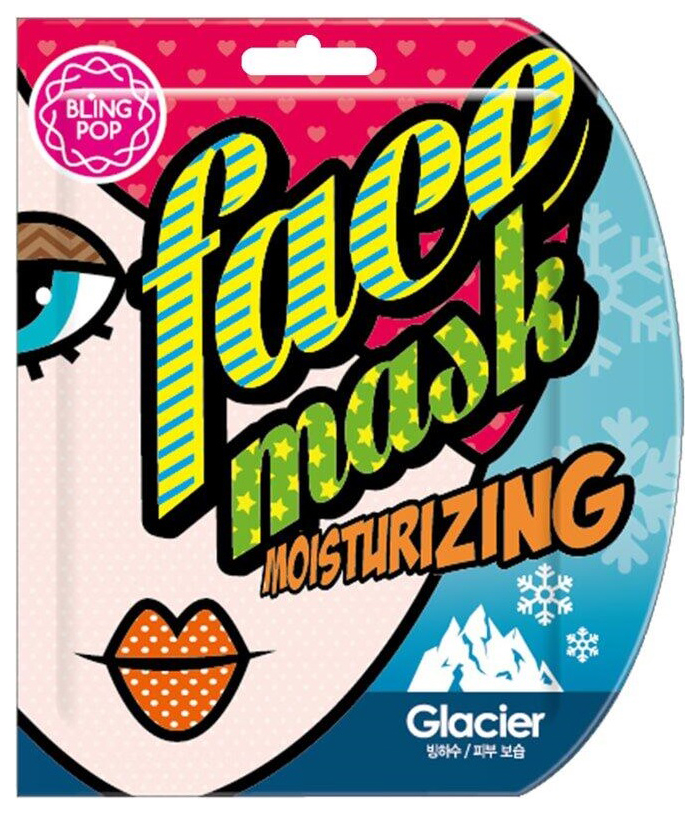 фото Маска для лица bling pop glacier moisturizing mask 25 мл