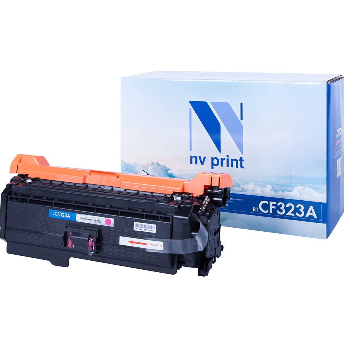 Картридж для лазерного принтера NV Print CF323AM, пурпурный