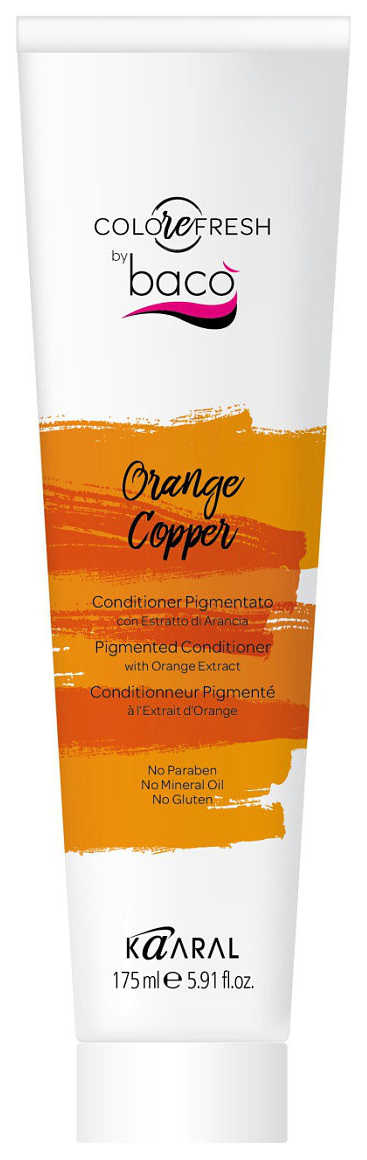 фото Кондиционер для волос kaaral colorefresh baco orange copper 175 мл