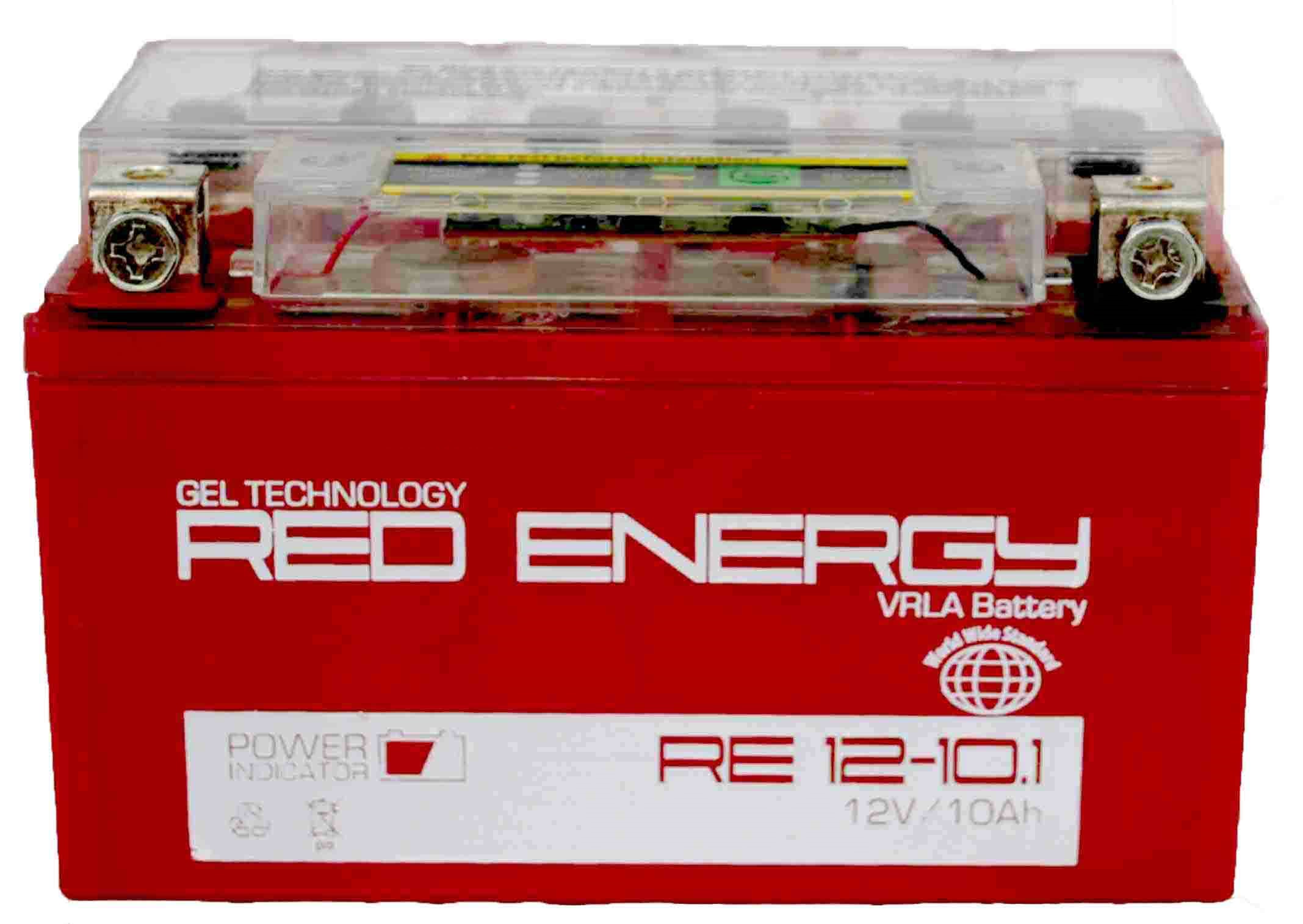 фото Аккумулятор red energy re 1210.1 12в 10ач 195cca 150x86x93 мм прямая (+-)