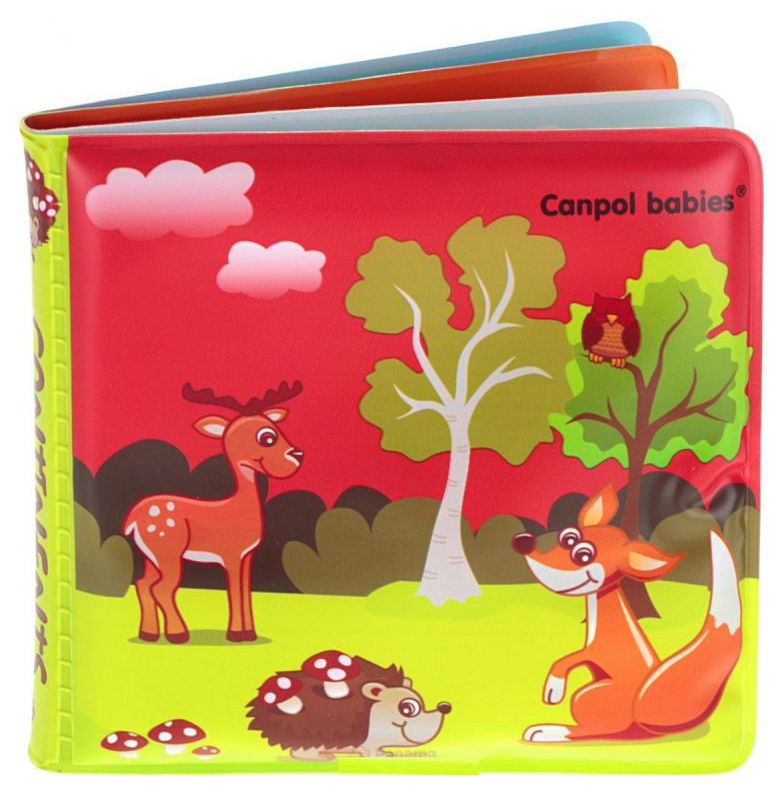 фото Книга мягкая с пищалкой canpol «colourful animals» canpol babies