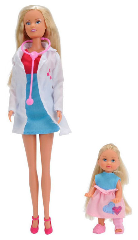 Кукла Simba Штеффи. Детский доктор simba кукла еви доктор в клинике 12 см