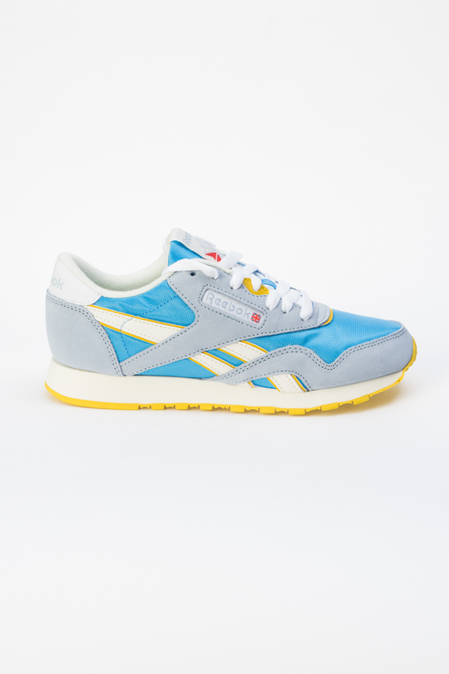 фото Кроссовки женские reebok cl nylon голубые 37 ru