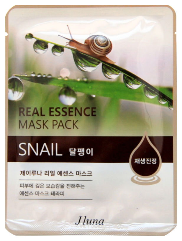 фото Маска для лица juno real essence mask pack snail 25 мл